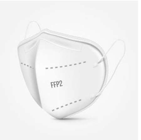 Image de MASQUE DE PROTECTION RESPIRATOIRE FFP2