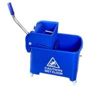 Image de SEAU DE LAVAGE PUMA À ROULETTES AVEC PRESSE À PLAT