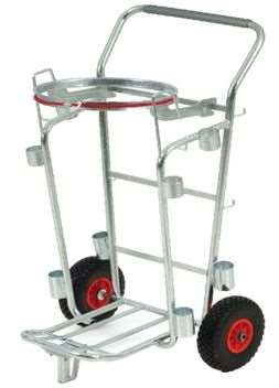 Image de CHARIOT DE VOIRIE AVEC ANNEAU PORTE SAC