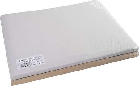 Image de SET DE TABLE PAPIER BLANC 30X40CM 2 PLIS