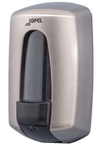 Image de DISTRIBUTEUR SAVON LIQUIDE 1L ABS FINITION INOX REMPLISSAGE