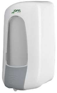 DISTRIBUTEUR SAVON CARTOUCHE AITANA 1L ABS BLANC