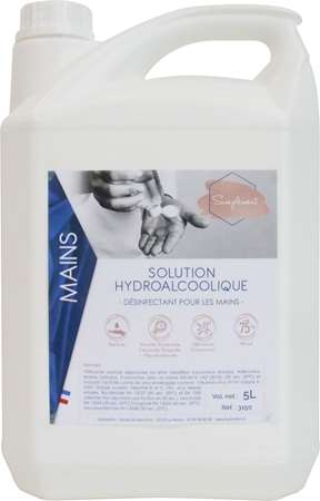 Image de LOTION HYDROALCOOLIQUE 5L