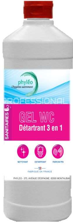 Image de GEL WC DÉTARTRANT PHYLEO 3EN1 1L