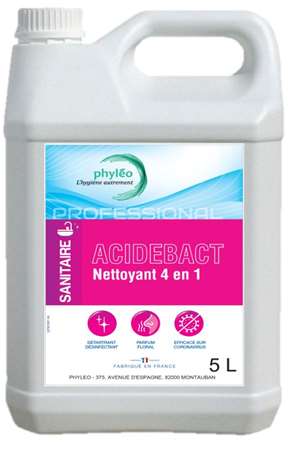 Image de NETTOYANT DÉTARTRANT DÉSINFECTANT SURODORANT 4D 5L
