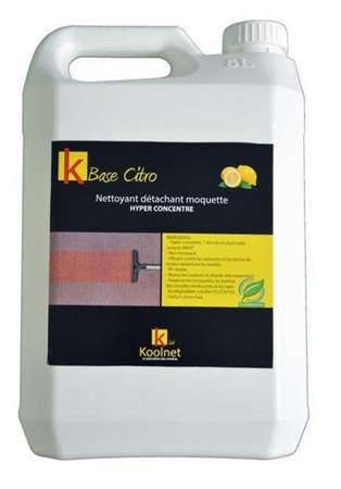 Image de NETTOYANT MOQUETTE NON MOUSSANT BASE CITRO-BIDON 5L