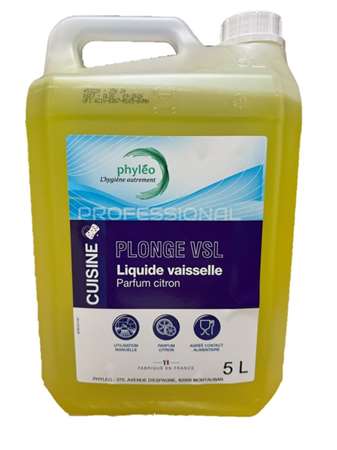 Image de LIQUIDE VAISSELLE MAIN STANDARD PARFUM CITRON 5L