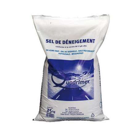 Image de SEL DE DÉNEIGEMENT SAC 25 KG