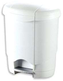Image de POUBELLE À PÉDALE 6L ABS BLANC