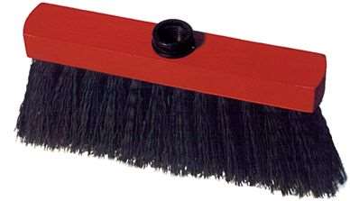 Image de BALAI SYNTHÉTIQUE NOIR BOIS LAQUÉ ROUGE DOUILLE VIS