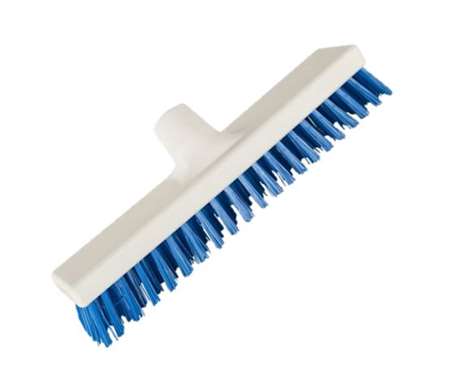 Image de FROTTOIR ALIMENTAIRE DUR 30CM BLEU DOUILLE VIS INCLINÉE