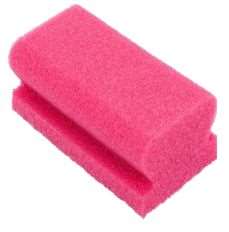 Image de EPONGE SYNTHÉTIQUE ROSE SUR ABRASIF BLANC