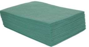 Image de LAVETTE ANTI-BACTÉRIENNE VERTE 50X36 CM