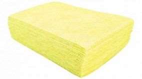 Image de LAVETTE ANTI-BACTÉRIENNE JAUNE 50X36 CM