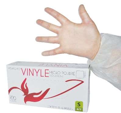 Image de GANT D'EXAMEN VINYLE NON POUDRÉ TAILLE L